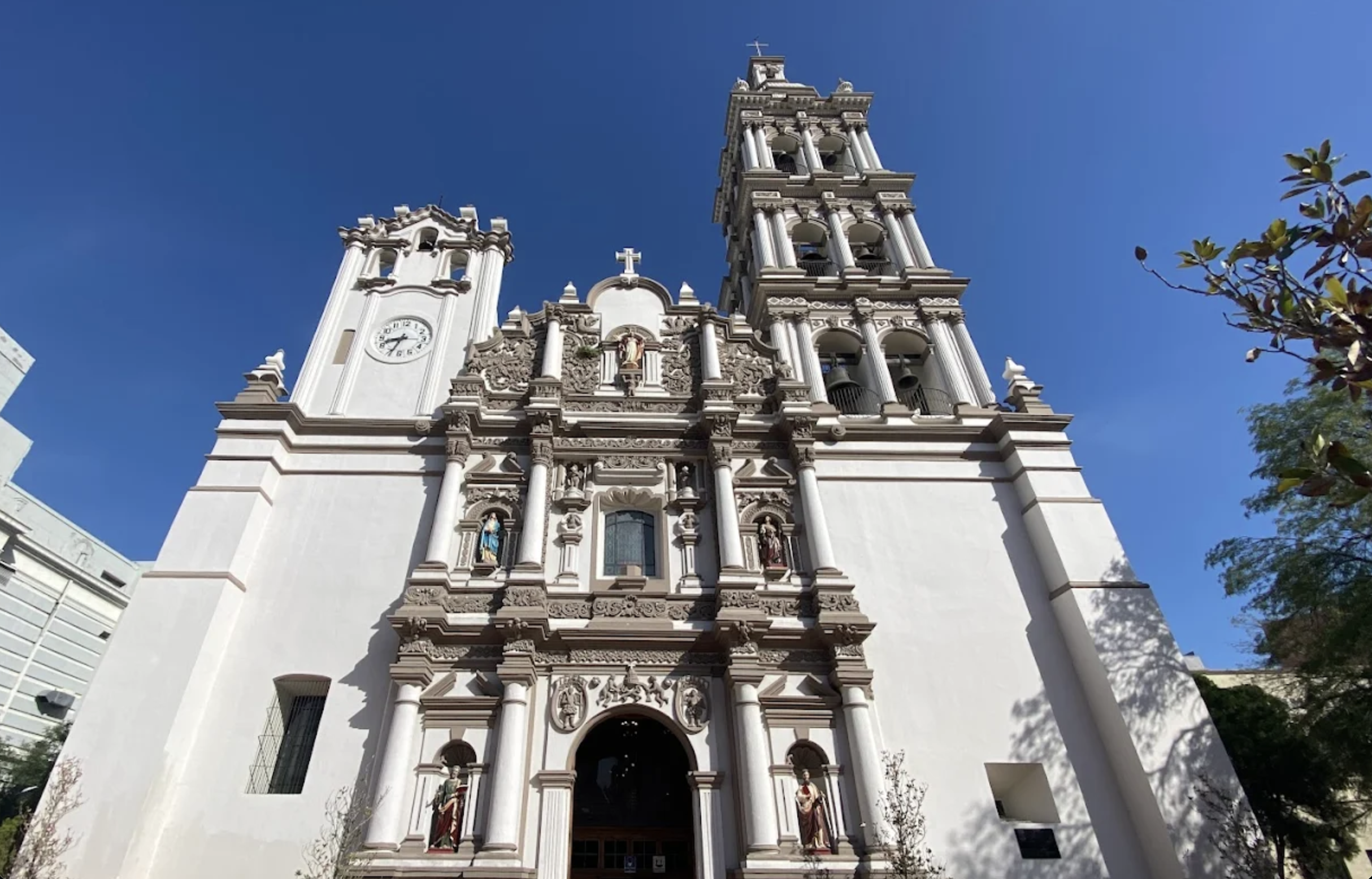 Fachada de la Catedral de Monterrey